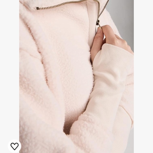 FP Free People Soft Dreaming Pull Over Cotton Cozy L Large Ivory White - Picture 12 of 16